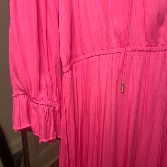 Hot Pink Tiered Maxi - Picture 3 of 4